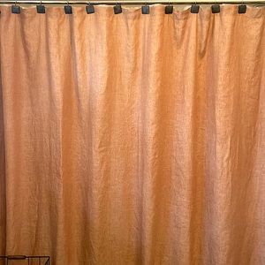 West Elm Linen Shower Curtain (New)